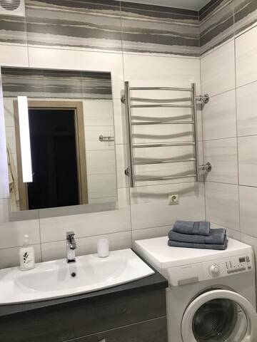 Фото номера Апартаменты с 1 спальней Апартаменты Apartment on Chkalova 23/1 г. Витебск 11