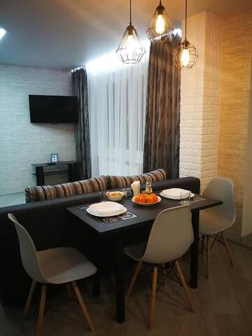 Фото номера Апартаменты с балконом Апартаменты Apartment in Vitebsk Tower г. Витебск 10
